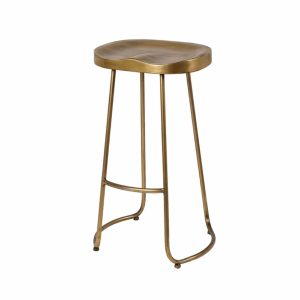 Brushed Gold Bar Stool