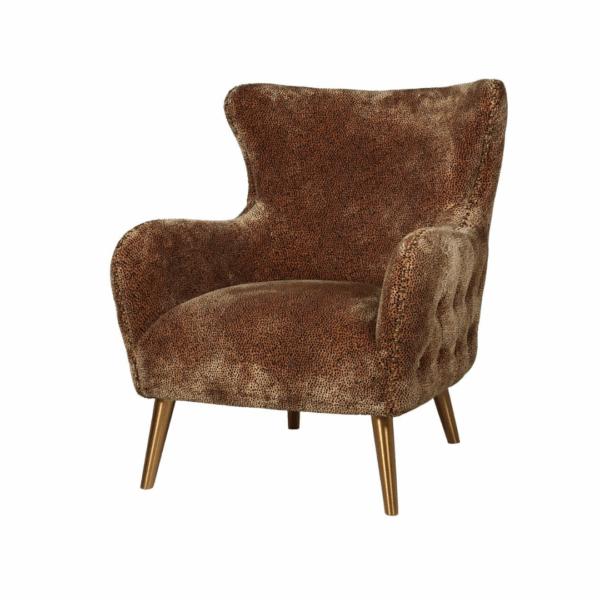 Zanzi Leopard Print Armchair