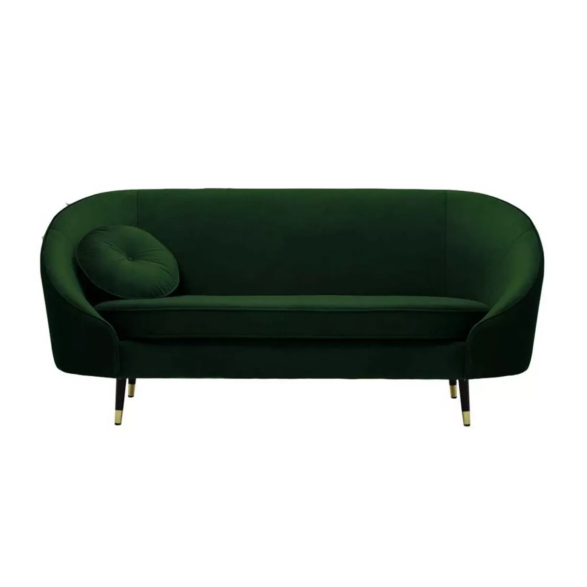 Deep Forest Velvet Sofa
