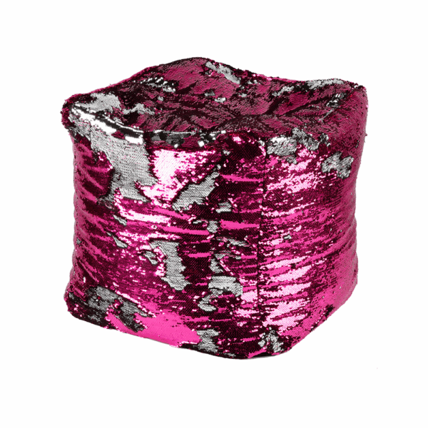 Disco Queen Pink Sequined Cube