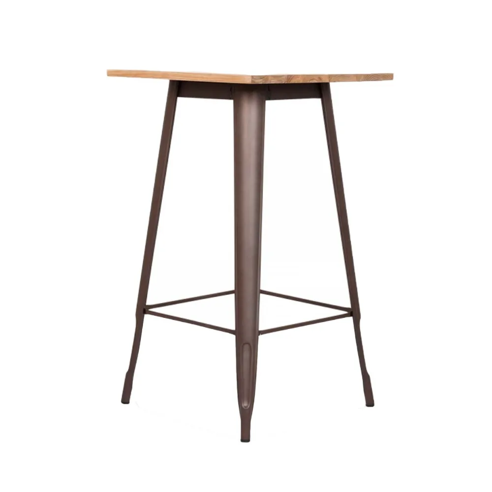 Xavi Poseur Table Elm Wood