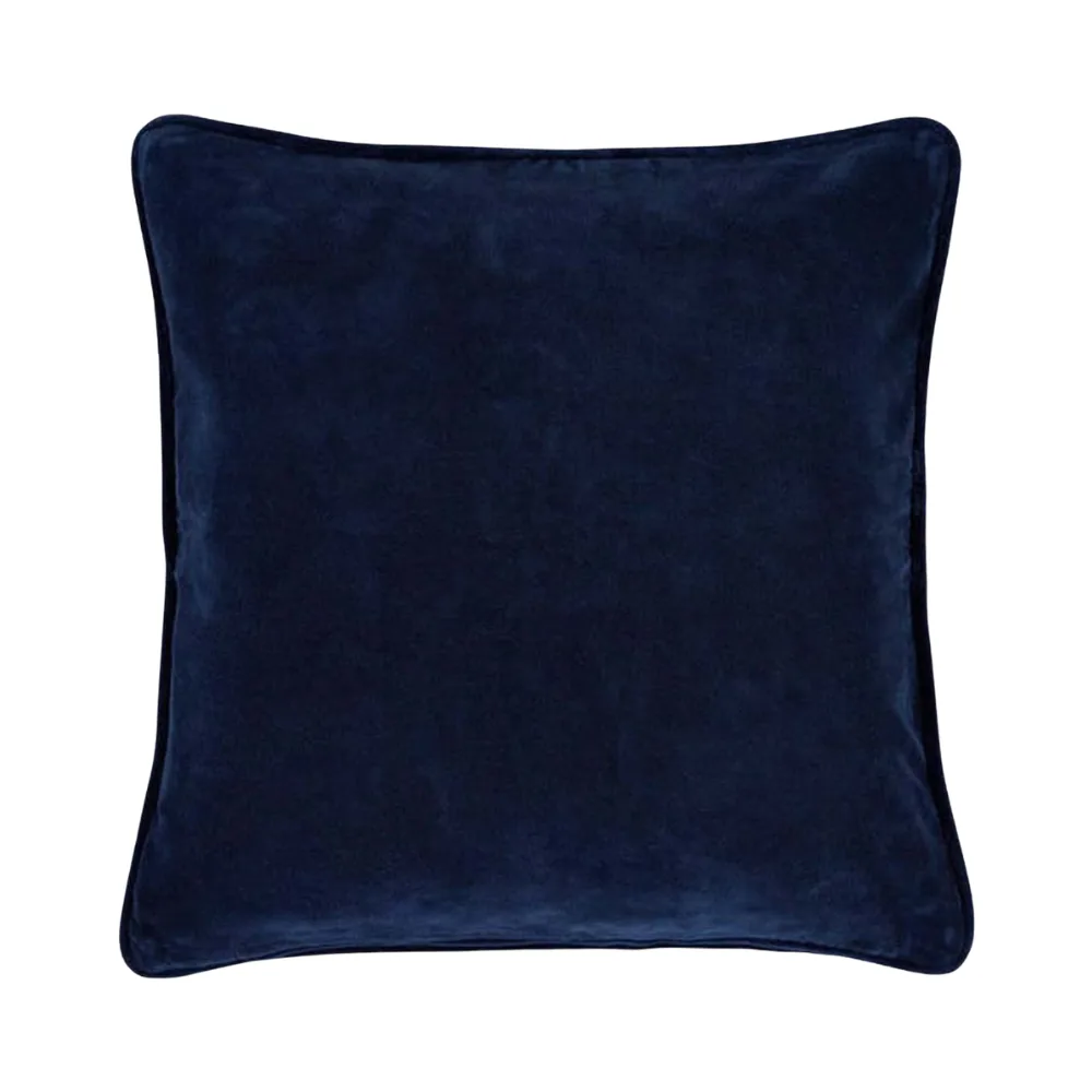 Squid Ink Velvet Cushion