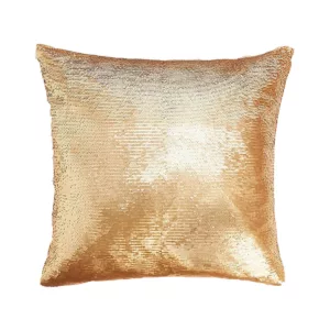 Brushed Gold Sequin Cushion hire