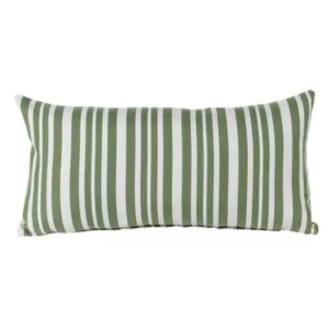 Circus Green Striped Cushion