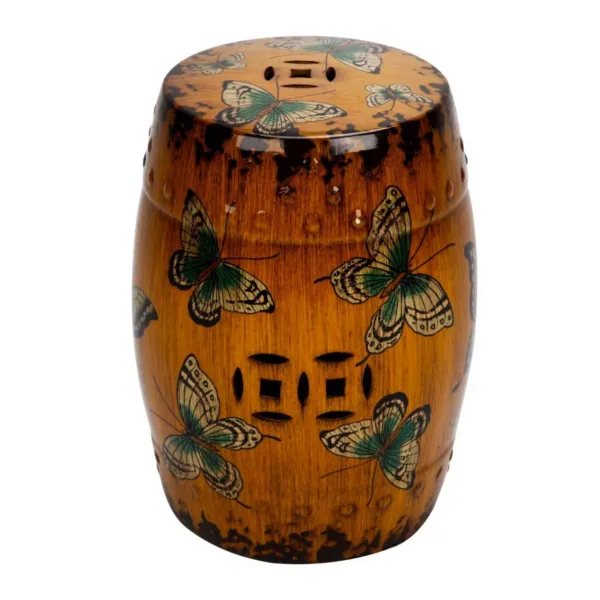 Amber Drum with Butterflies hire