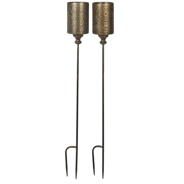 Decorative Garden Candle Sticks