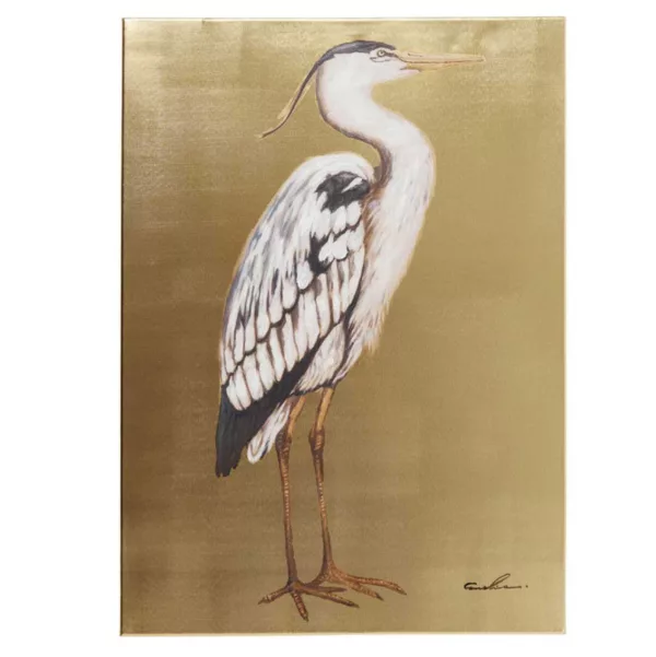 Golden Heron Left painting hire
