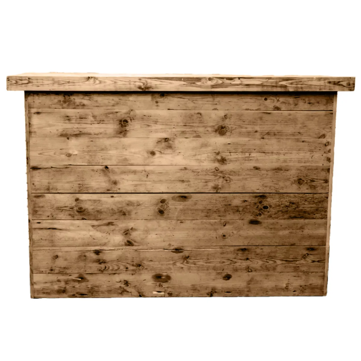 Reclaimed Toasted Wooden Bar
