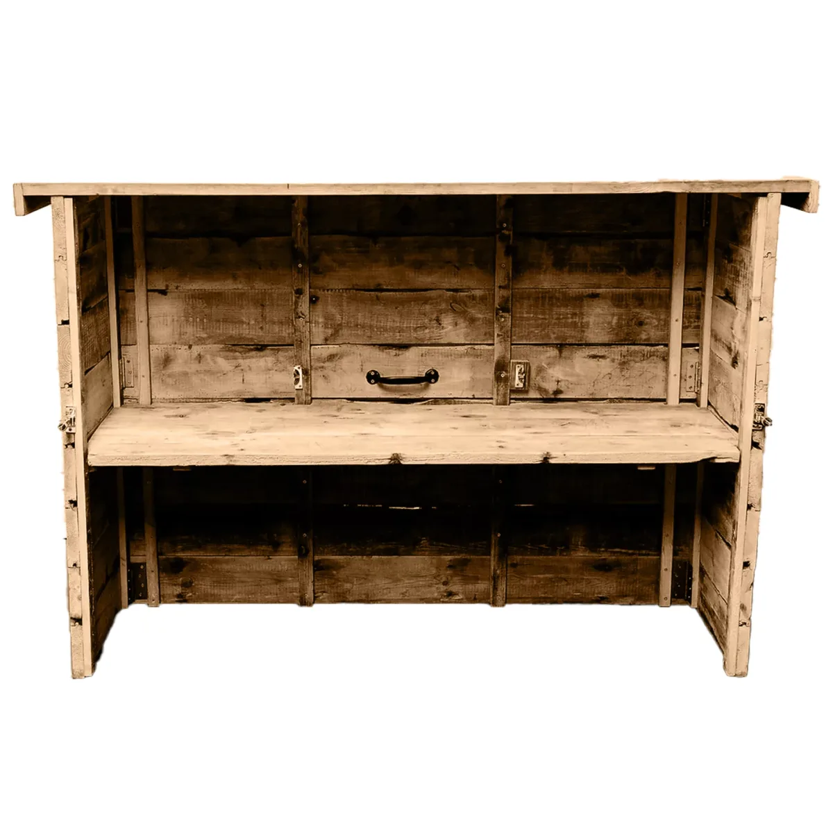 Reclaimed Toasted Wooden Bar