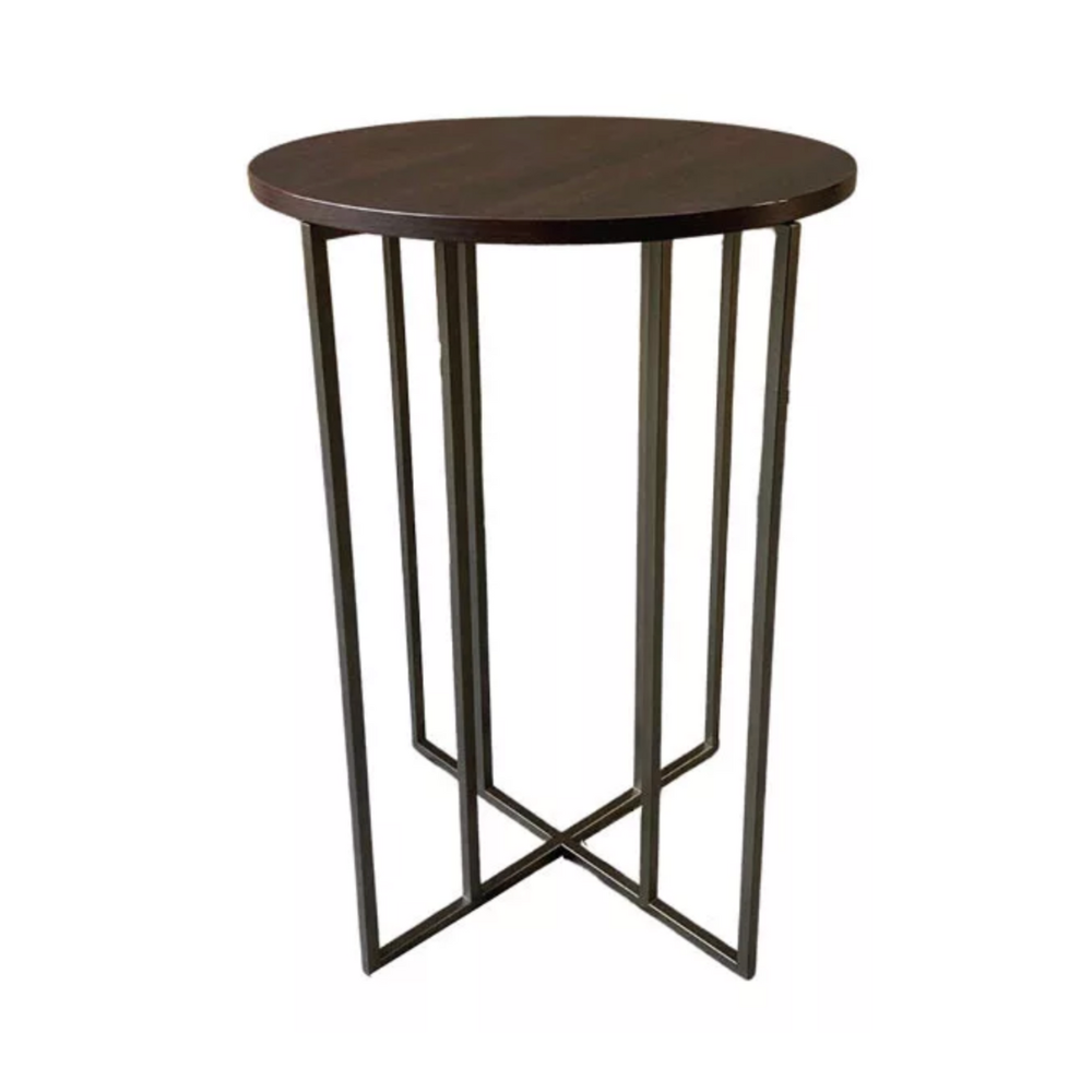 Carob Bronze Poseur Table
