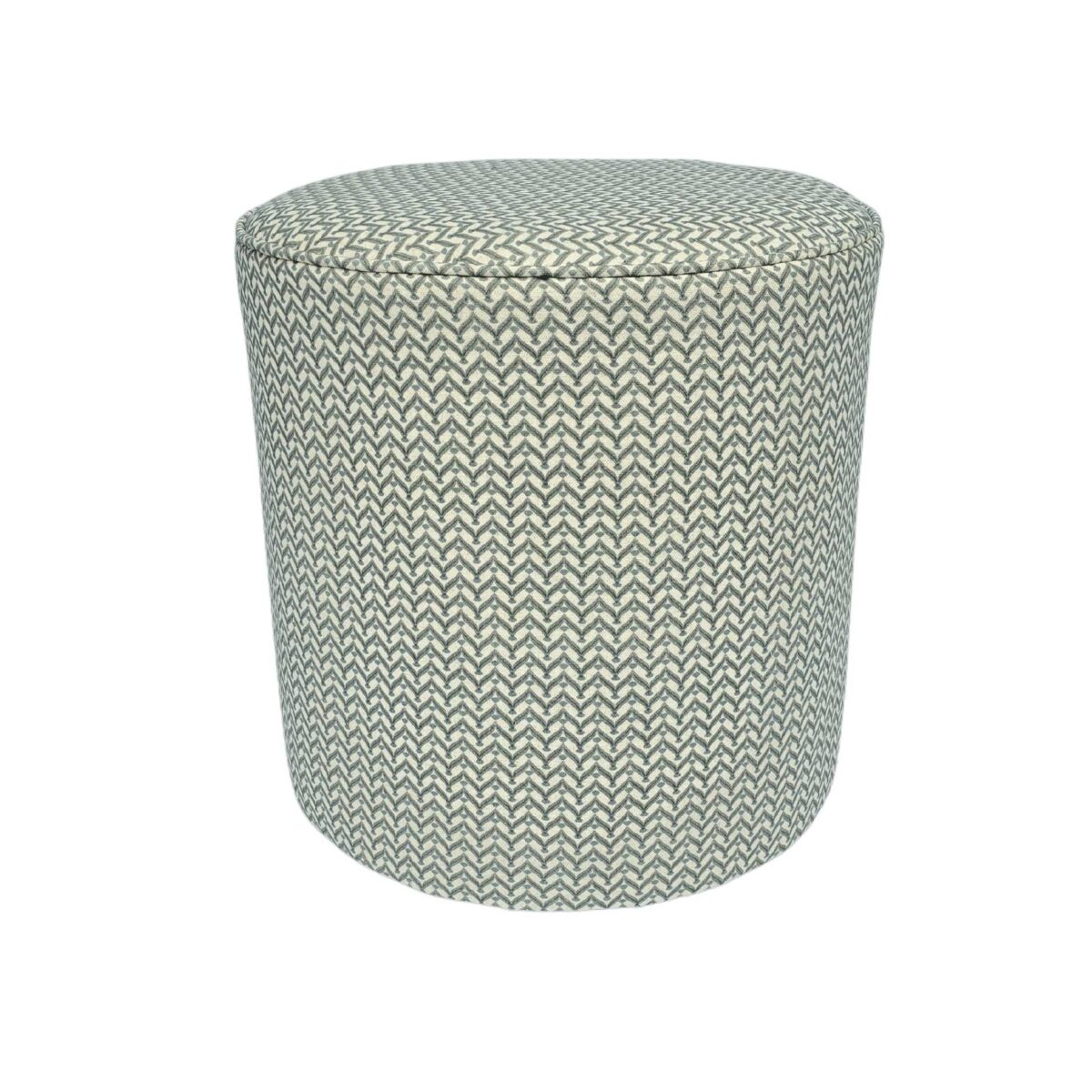 Aegean Herringbone Ottoman