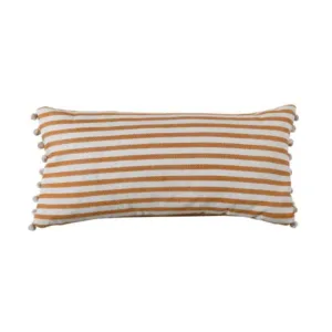 Circus Brown Striped Cushion