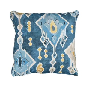 Navy Blue Cotton Cushion