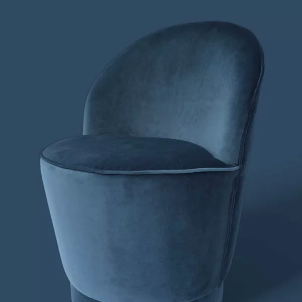 Steel Blue Tub Chair