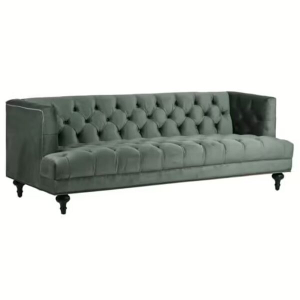 Willow Green Velvet Sofa