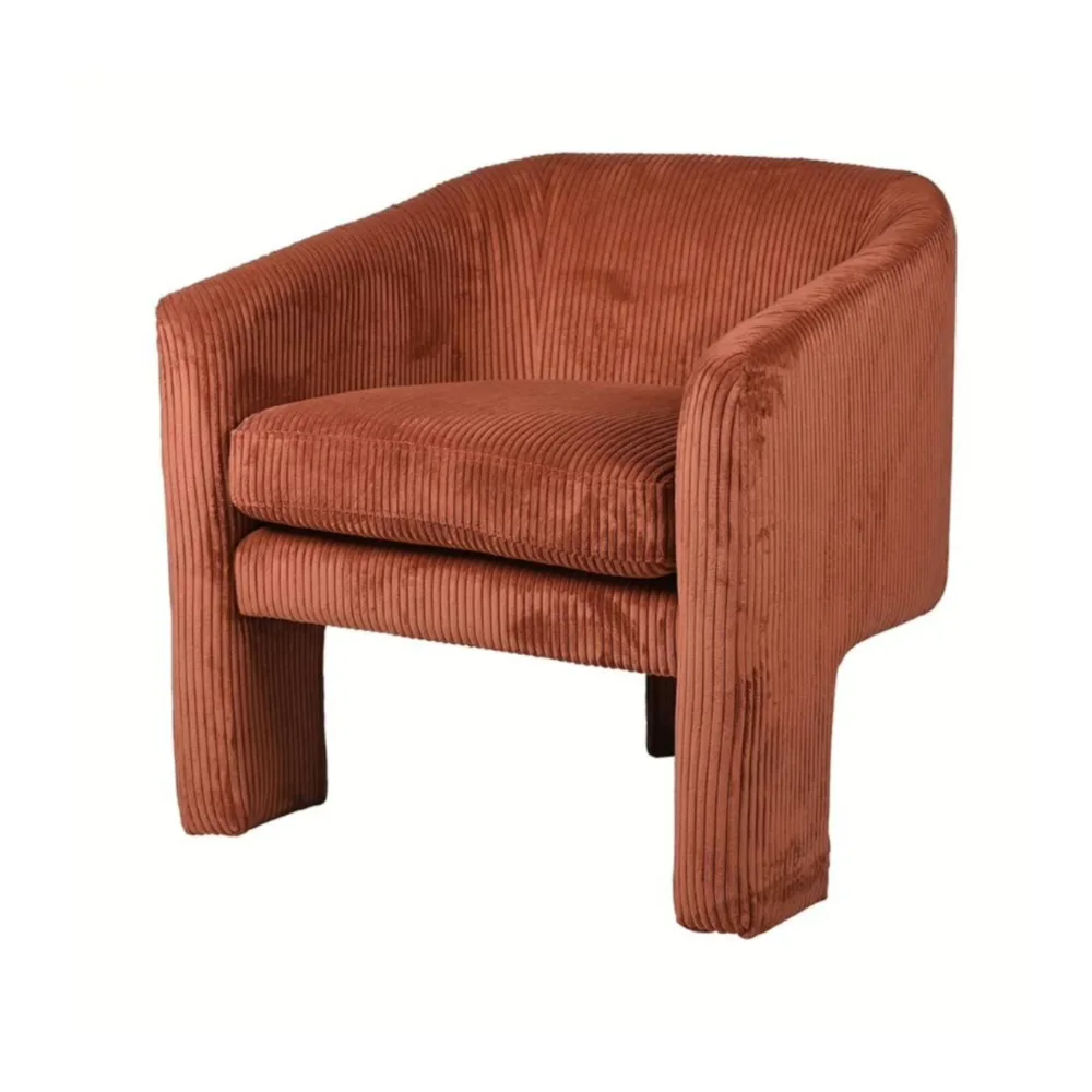 Vermilion Cord Armchair