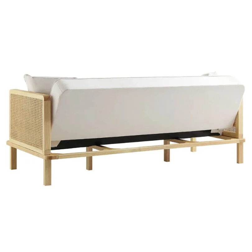 Midcentury Panama Sofa - Soft White - Image 5