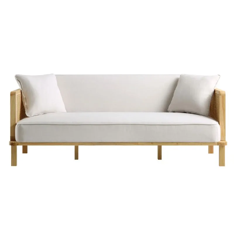 Midcentury Panama Sofa - Soft White