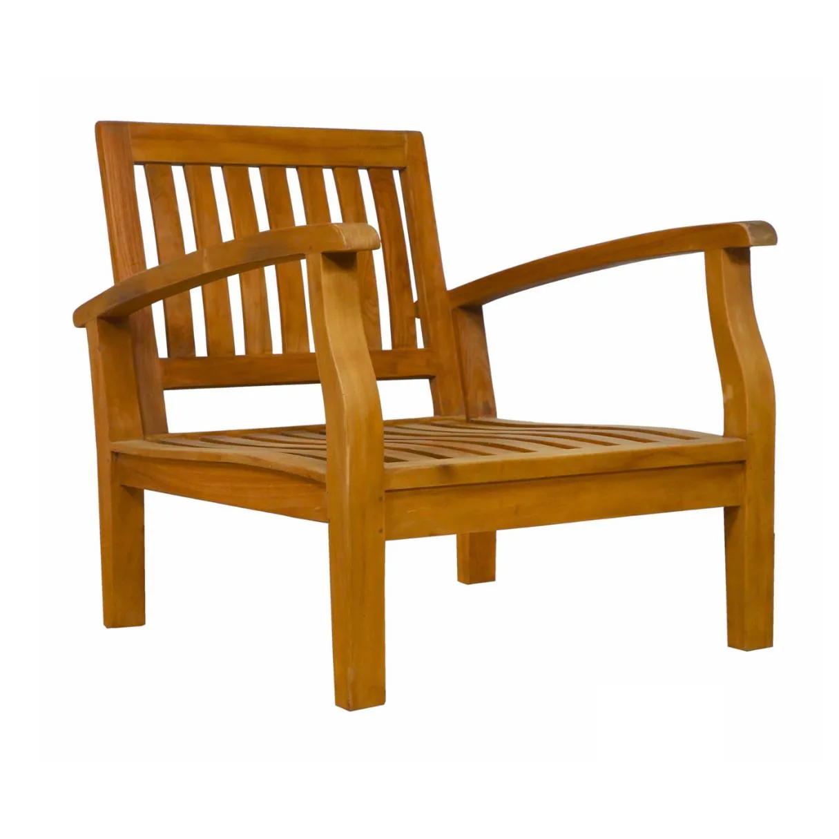 Ostuni Olive Stripe Armchair - Image 2