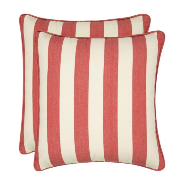 Sticky Toffee Striped Cushion