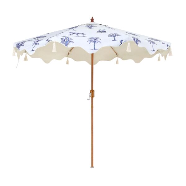 Midnight Palm Tree Parasol