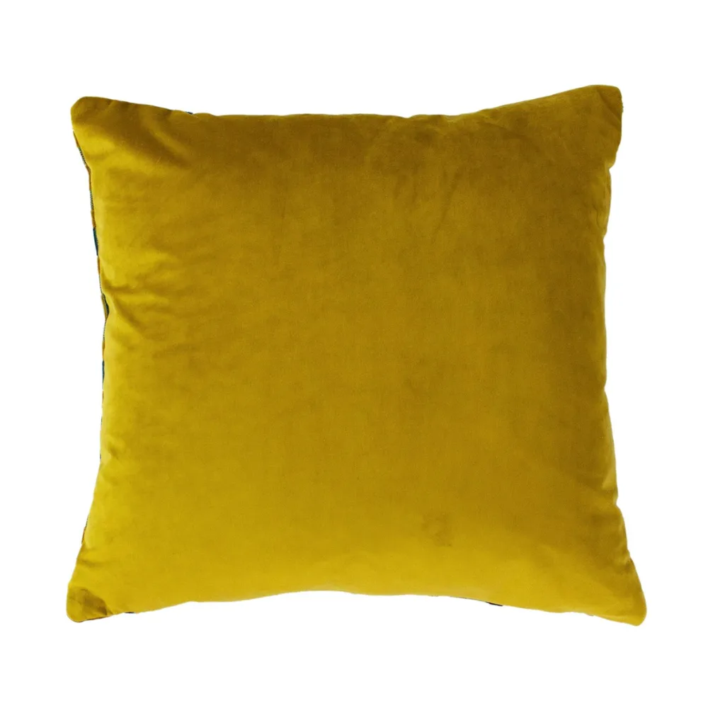Paoletti Empire Cushion Teal / Gold - Image 2