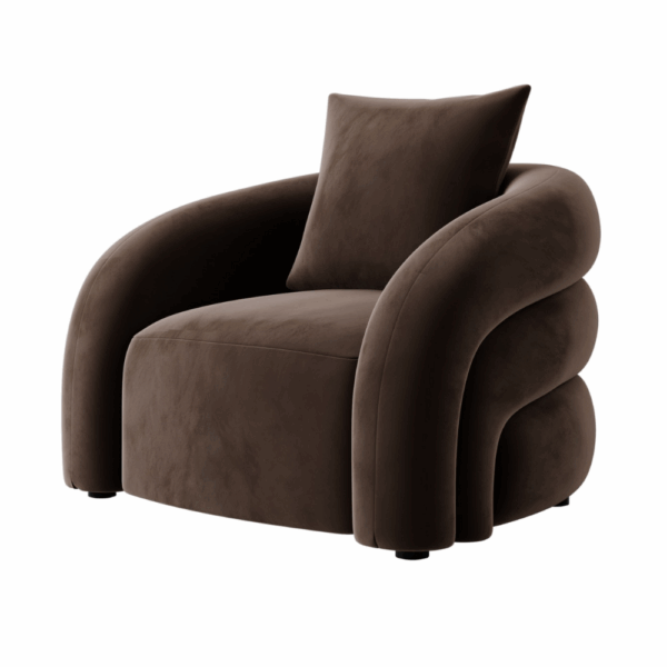 Lola Chocolate Armchair