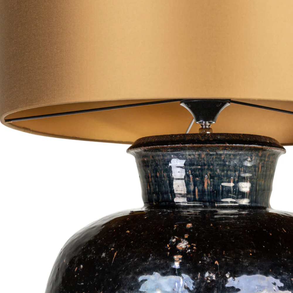 Antique Urn Lamp Black - Image 2