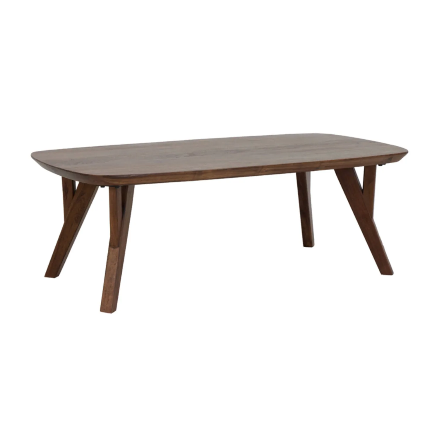 Midcentury Panama Coffee Table – Dark Walnut - Image 6