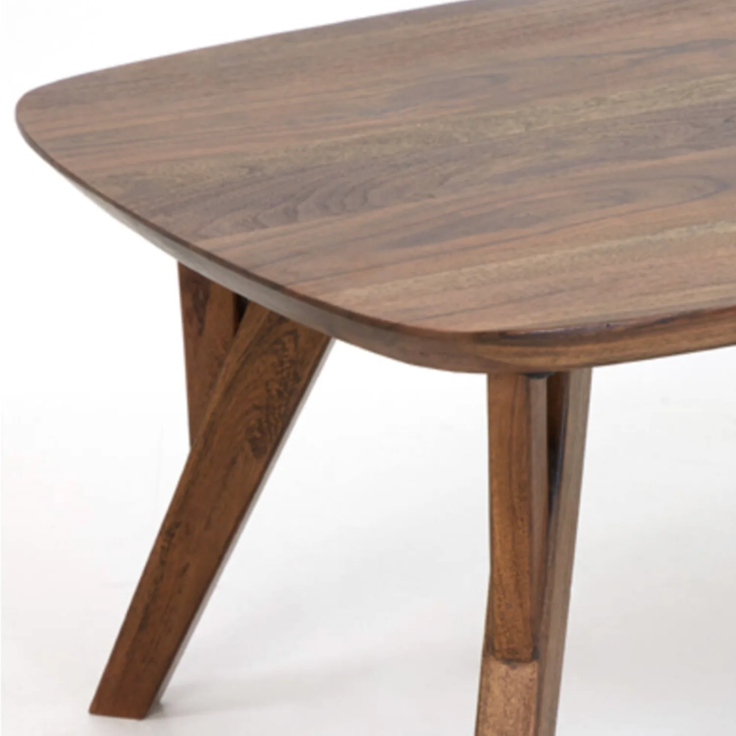 Midcentury Panama Coffee Table – Dark Walnut - Image 4