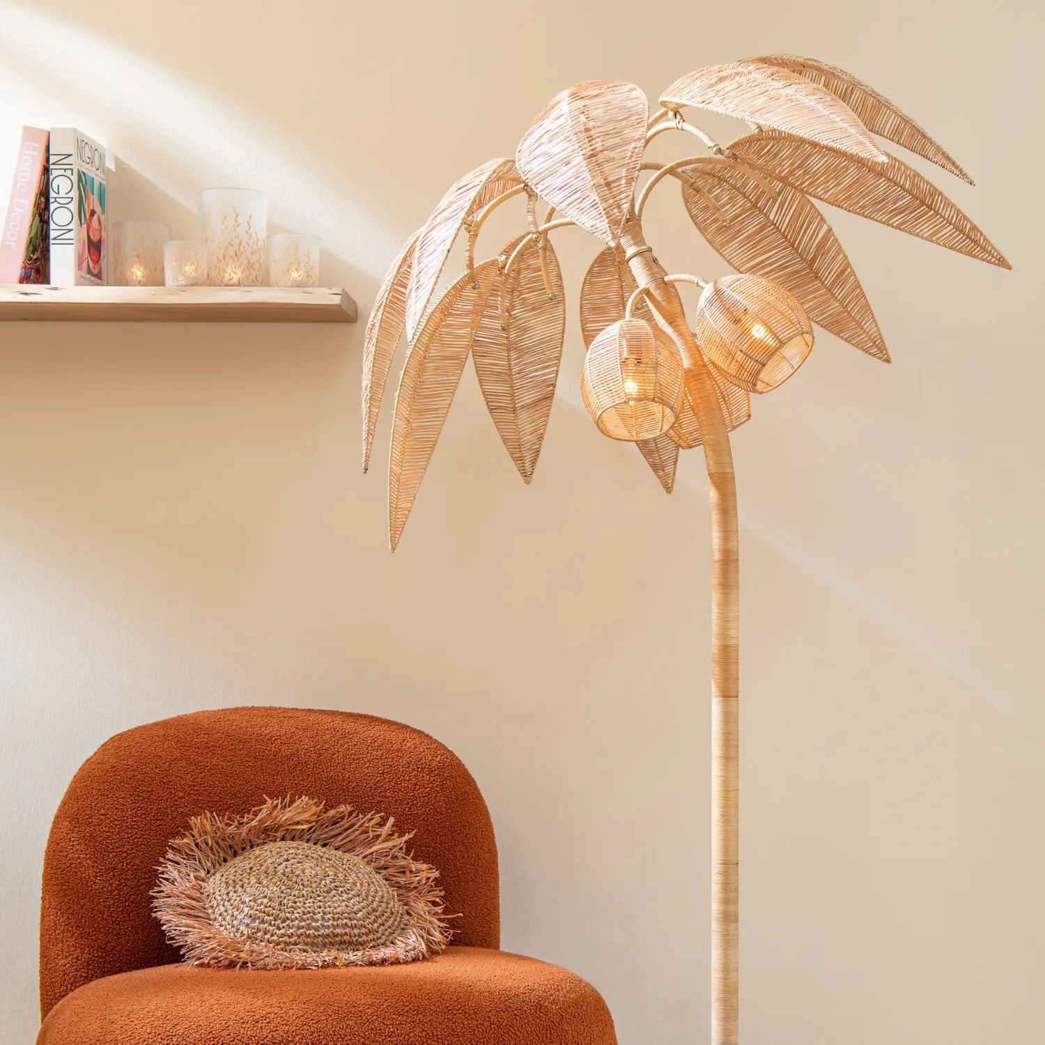 Coconut Tree Floor Lamp - Image 3