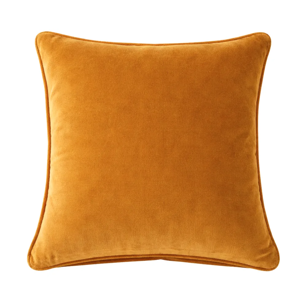 Turmeric Gold Velvet Cushion