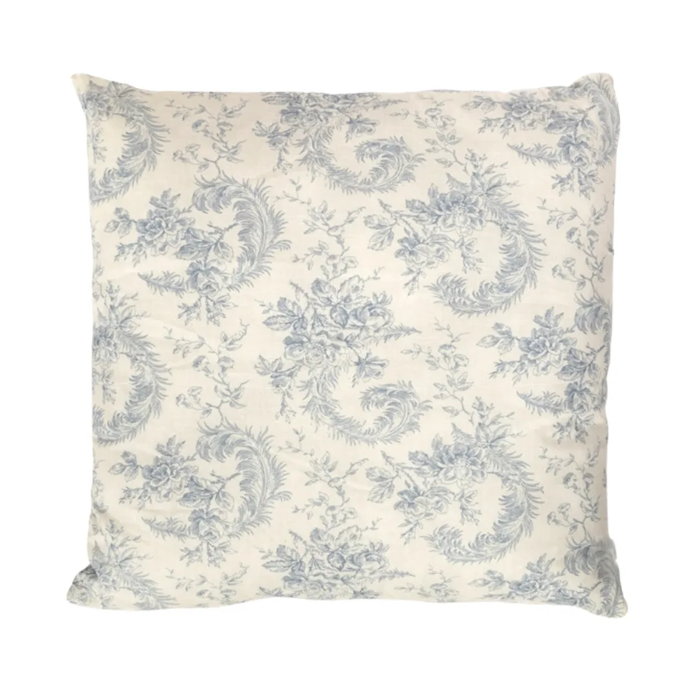 Magnolia-Light Blue Cushion