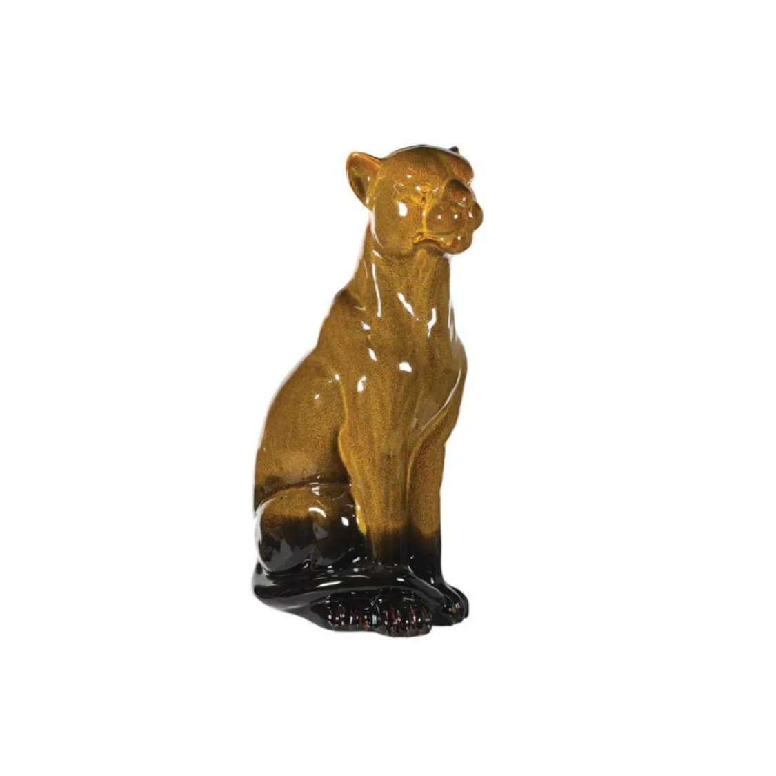 Proud Leopard Ceramic Decor
