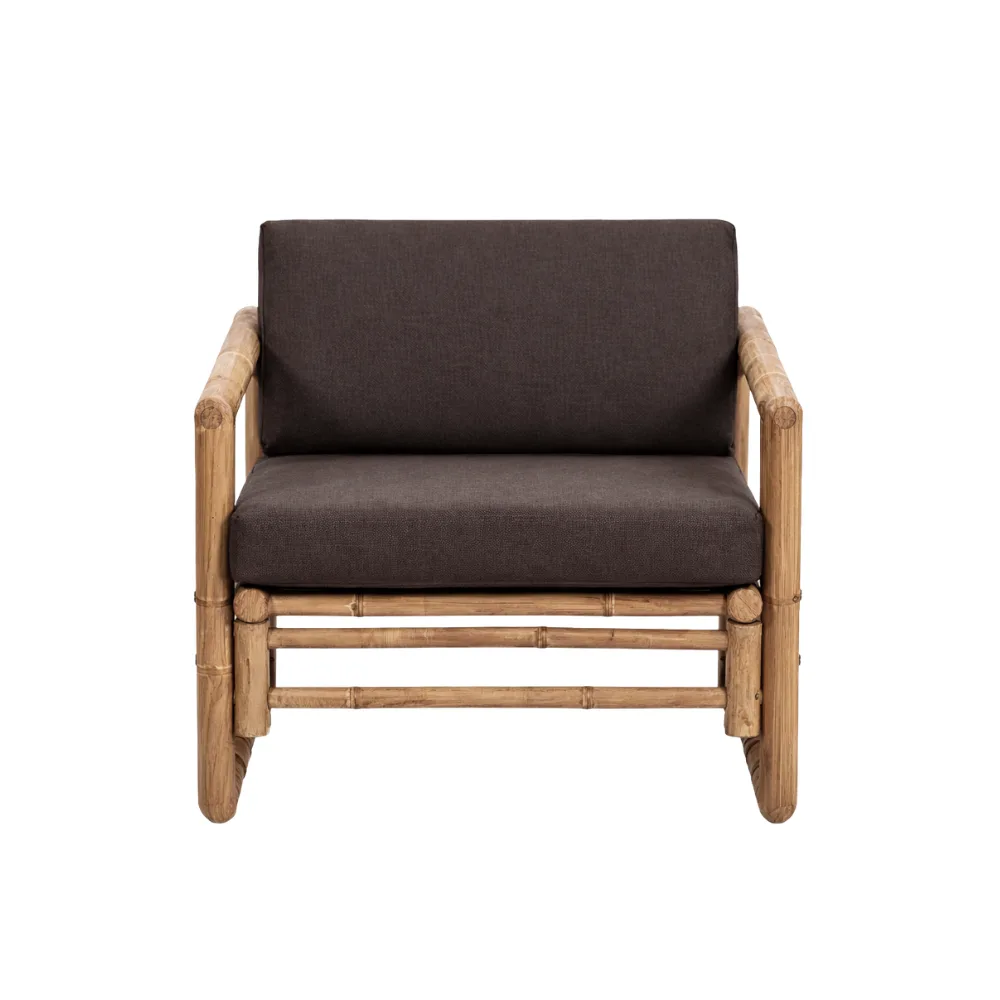 Mikasa Bamboo Armchair in Cola Brown - Image 2