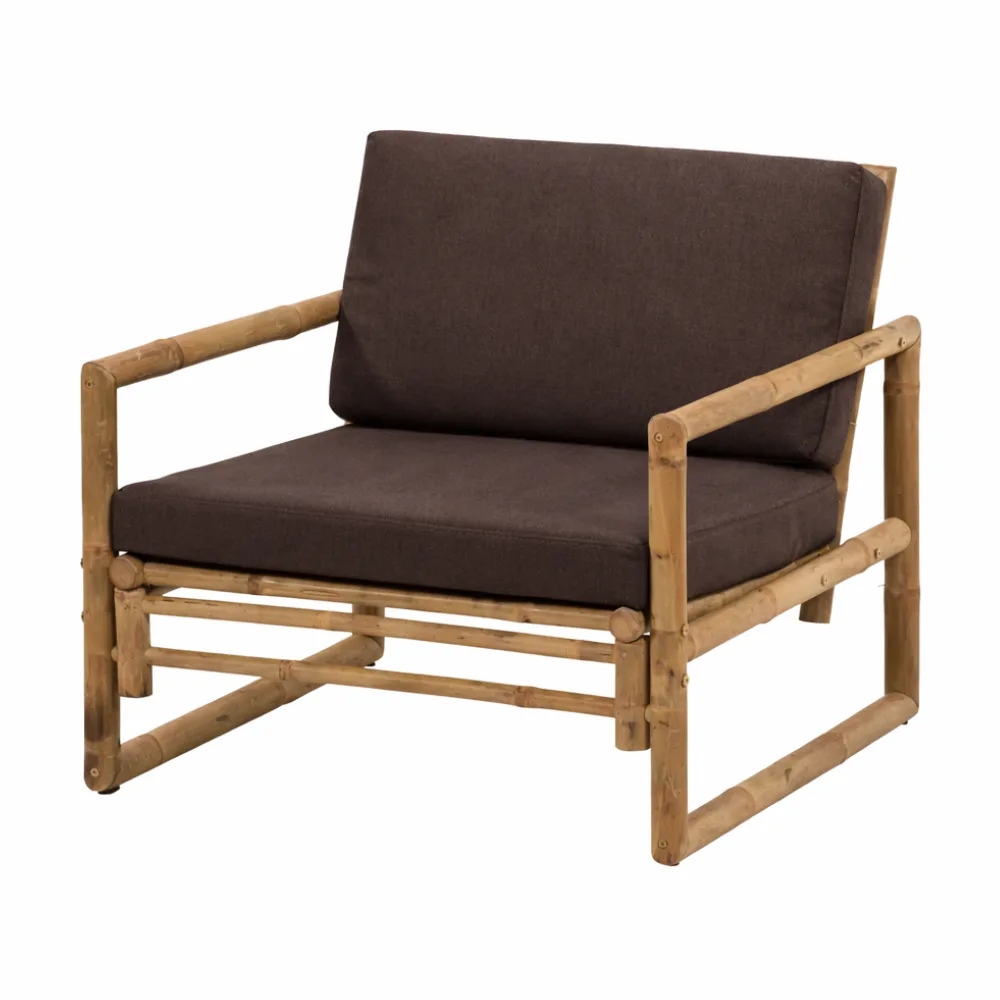 Mikasa Bamboo Armchair in Cola Brown