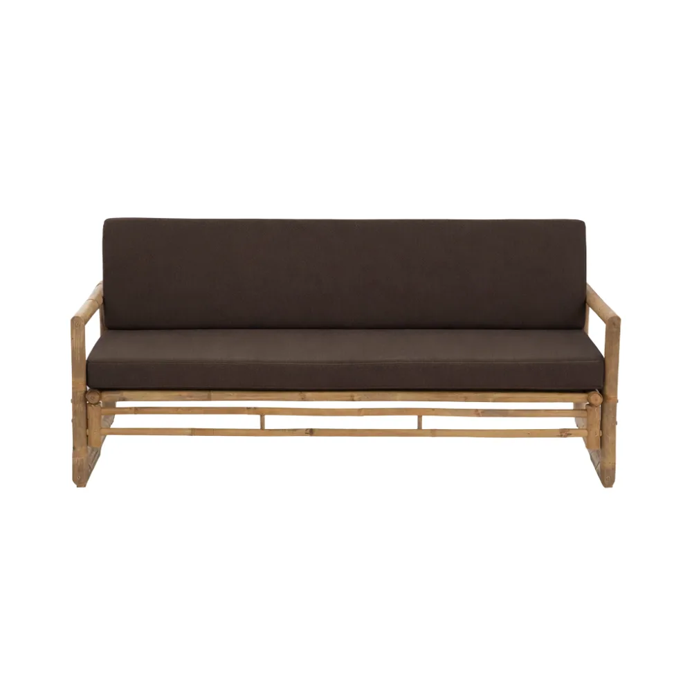 Mikasa Bamboo Sofa in Cola Brown