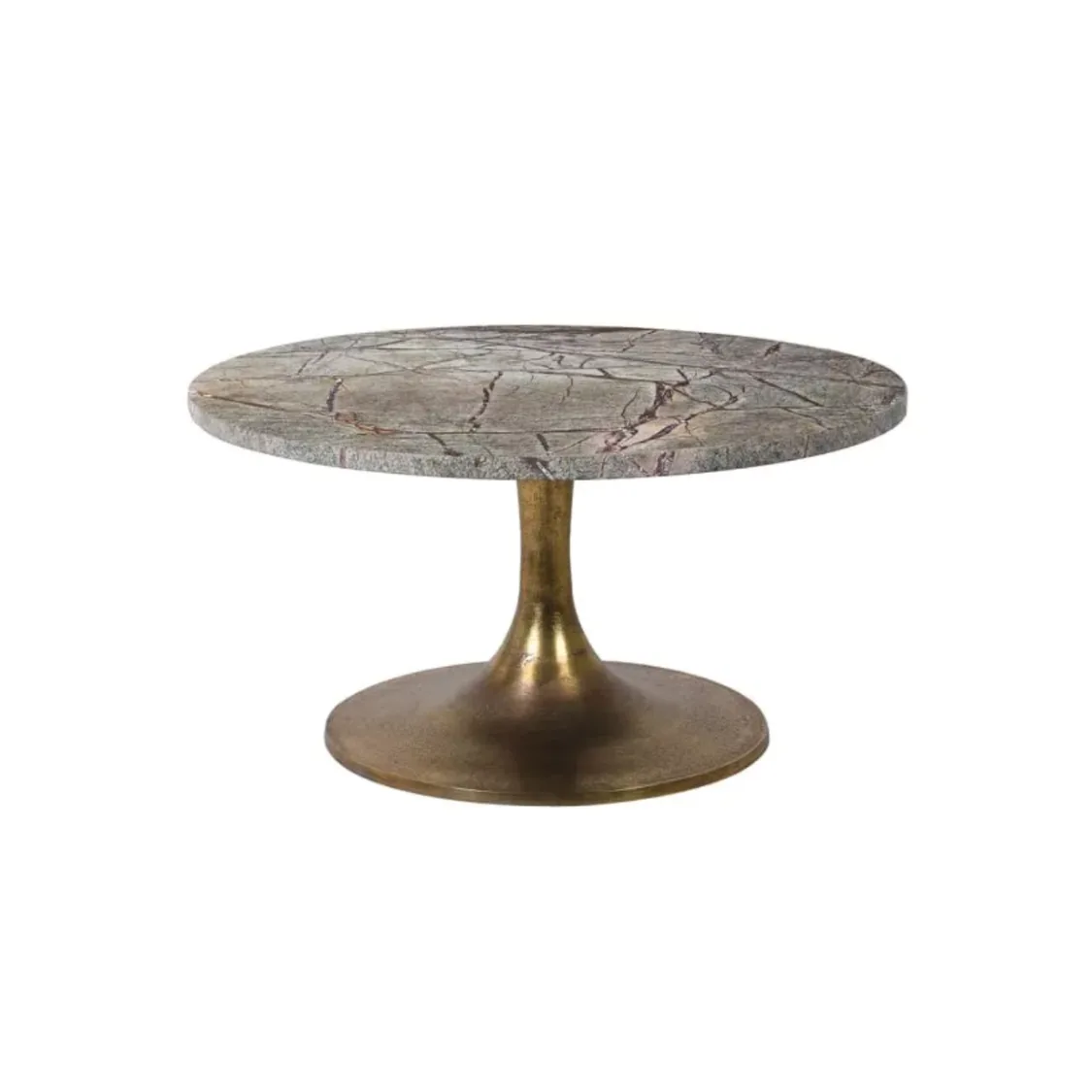 Gold Ripple Nest Table