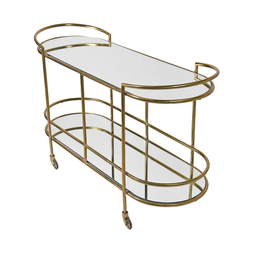 Elara Oval Mirror Trolley - Image 3