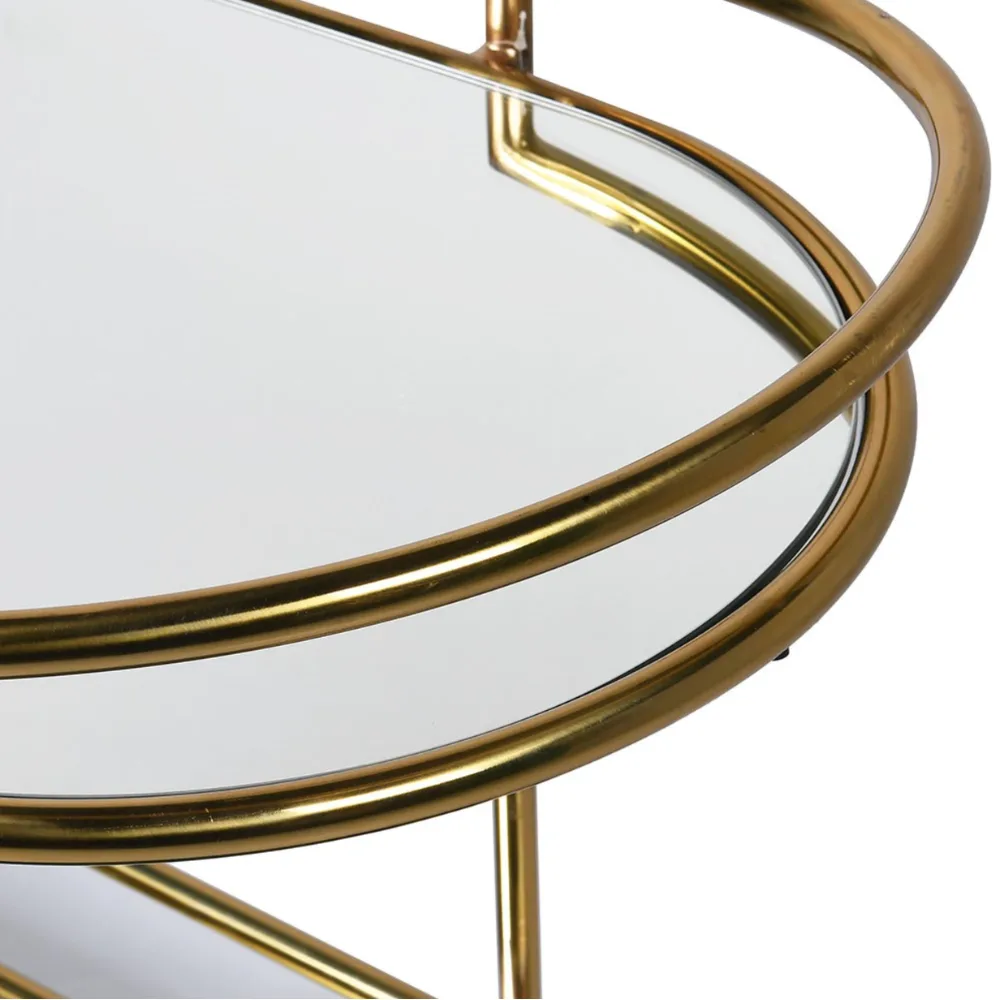 Elara Oval Mirror Trolley - Image 4