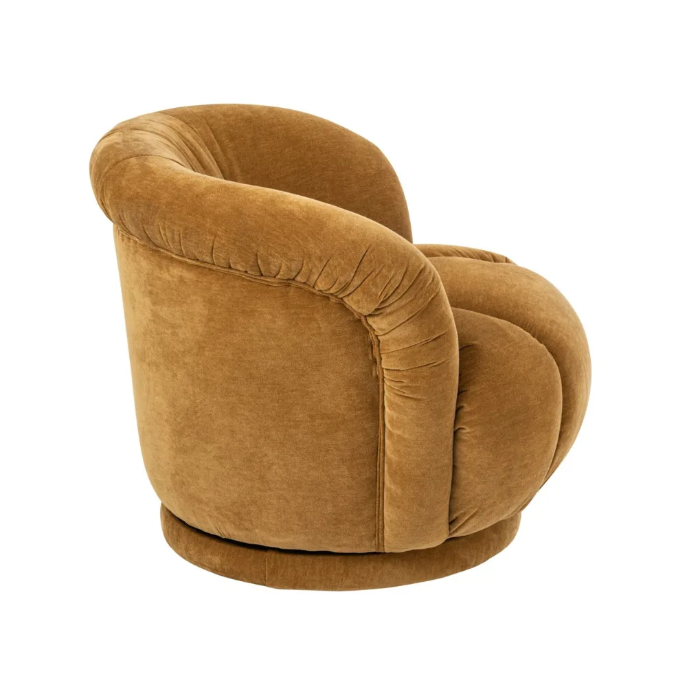 Margaux Mustard Velvet Chair - Image 4