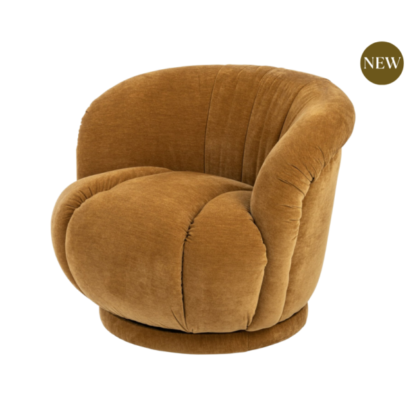 Margaux Mustard Velvet Chair