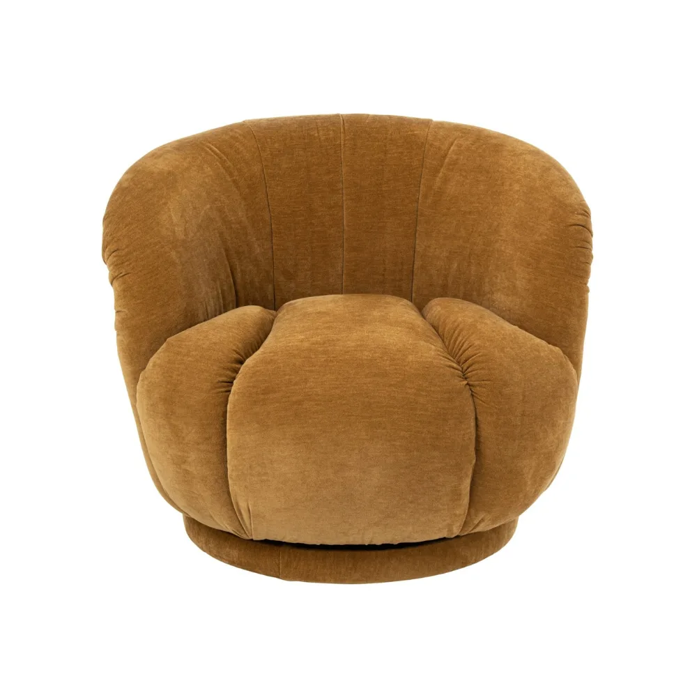 Margaux Mustard Velvet Chair - Image 6