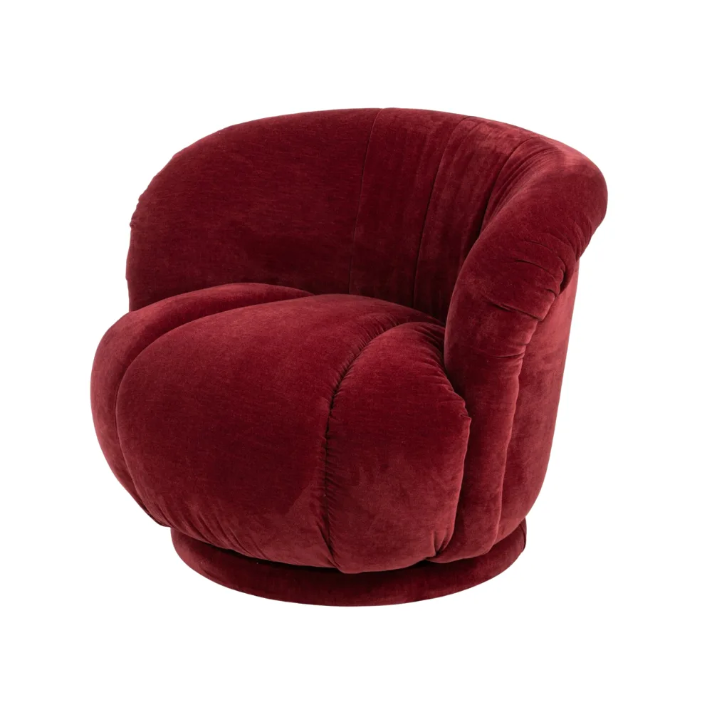 Margaux Mulberry Velvet Chair - Image 7