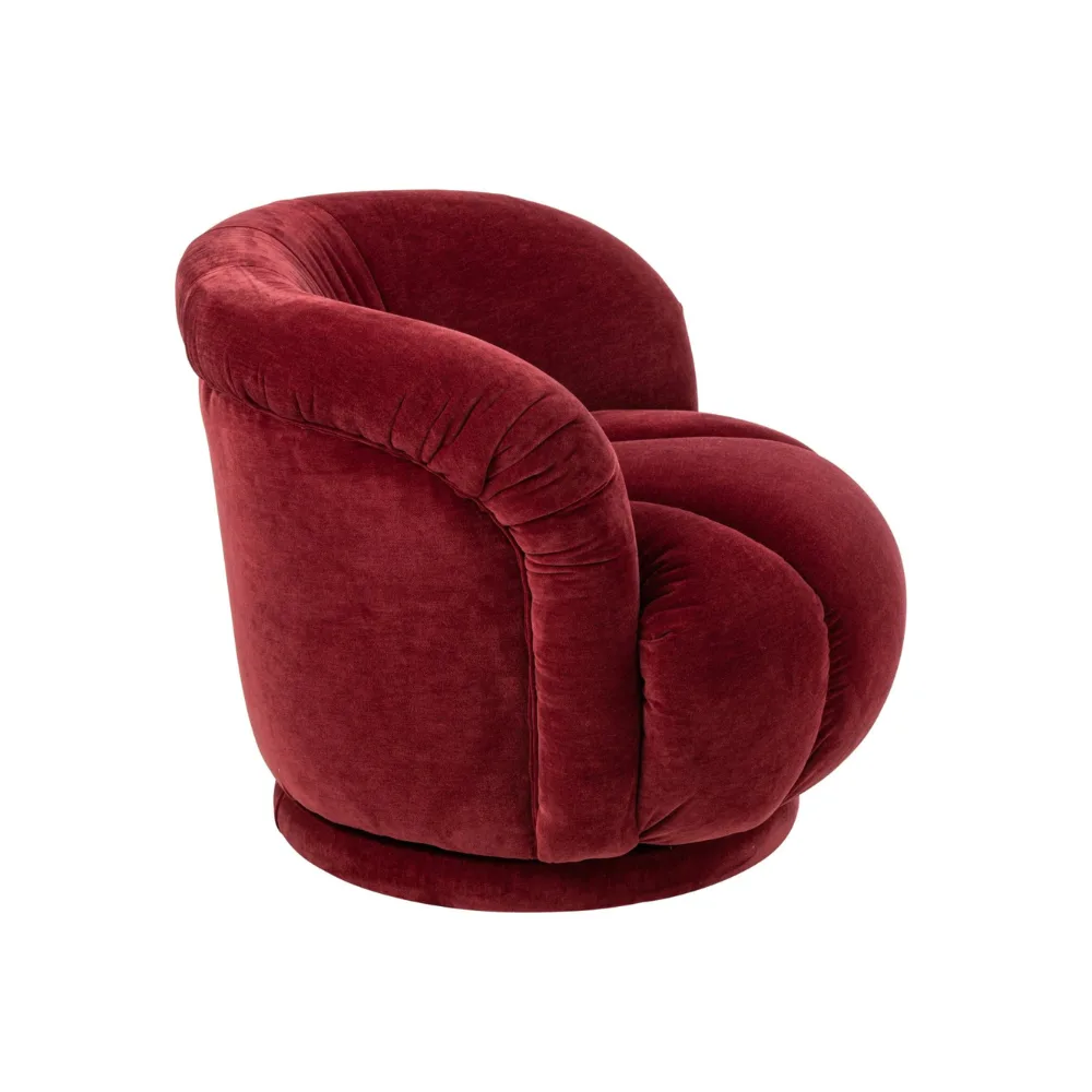Margaux Mulberry Velvet Chair - Image 4