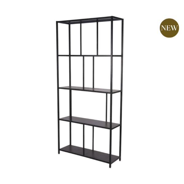 Kensal Black Shelving Unit