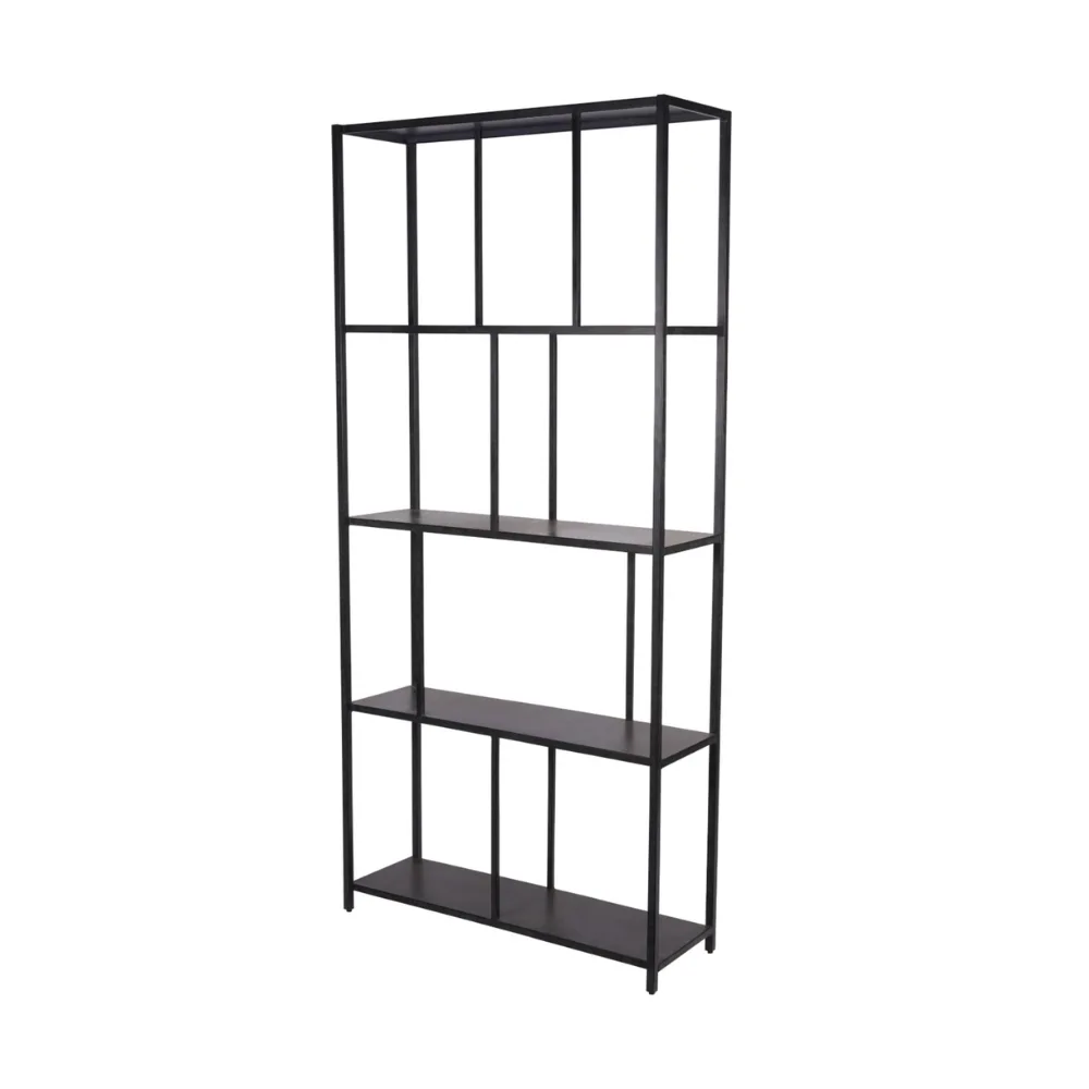 Kensal Black Shelving Unit
